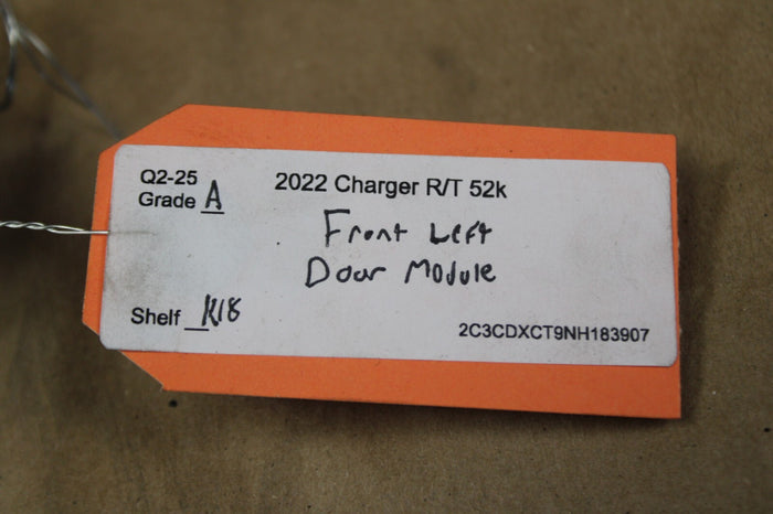 20-23 Dodge Charger Front Door Control Module Left Driver Side OEM 68424451AD