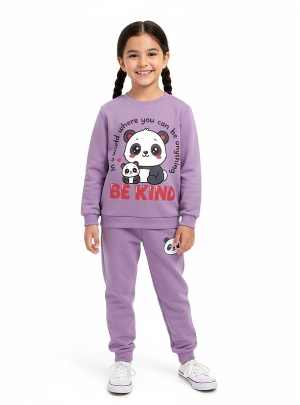 Fleece Tracksuit For Girls