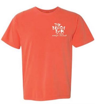 Beach Bar Logo S/S Shirt - Coral