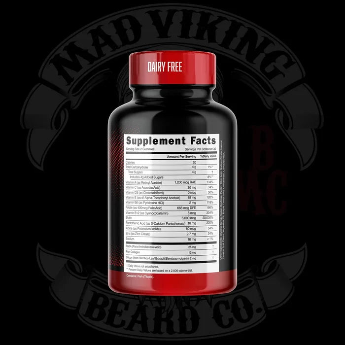 BEARD VITAMIN GUMMIES 3 PACK