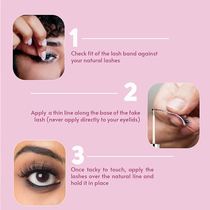 BOBI Eyelash Glue | Clear Drying Adhesive | Gentle on Sensitive Eyes