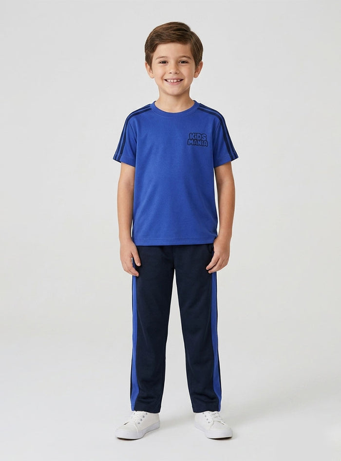 Boys Athletic Panel Tracksuit