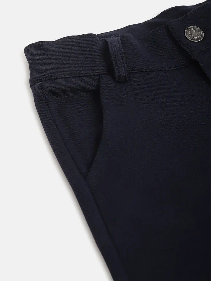 Boys Blue Cotton Trouser
