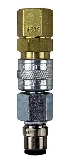 Complete Mini Quick Disconnect Coupler Set (Self Sealing Type) - For grip connector Handelshuset Aulum