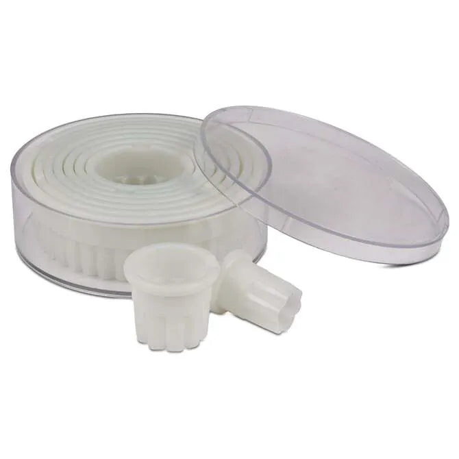 Fluted Round Cutter Set - 9 Piece