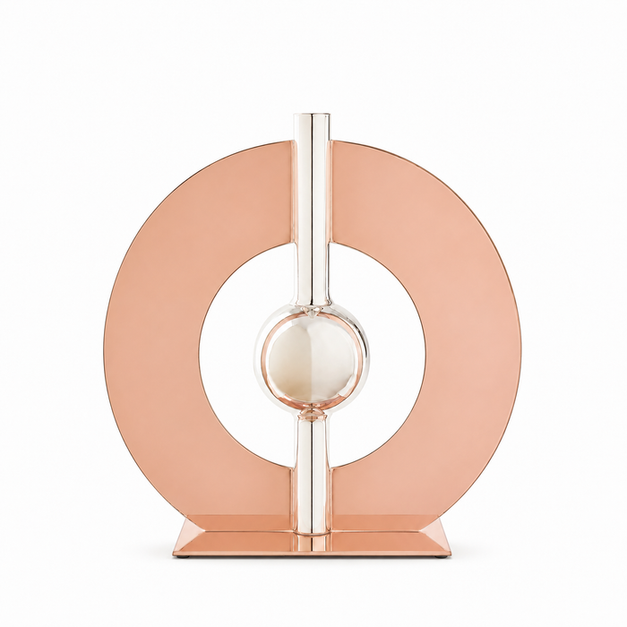 HALO VASE WITH BALL ACCENT