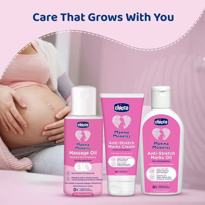 Mamma Moments Massage Oil During & Post Pregnancy 100 ml