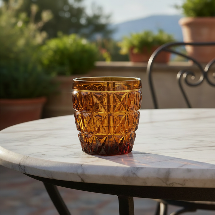 Amber Tumbler – Mediterranean Terrace (Updated)
