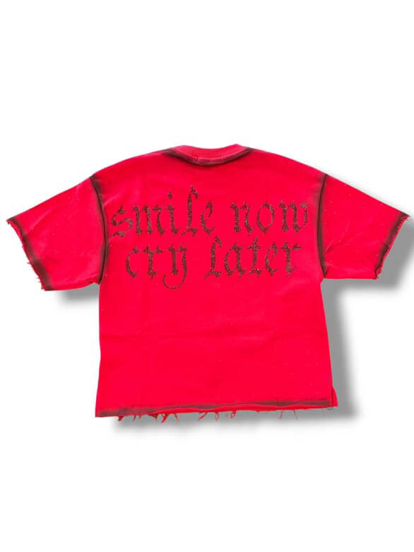 Men BKYS Smile Now Cropped T-Shirt