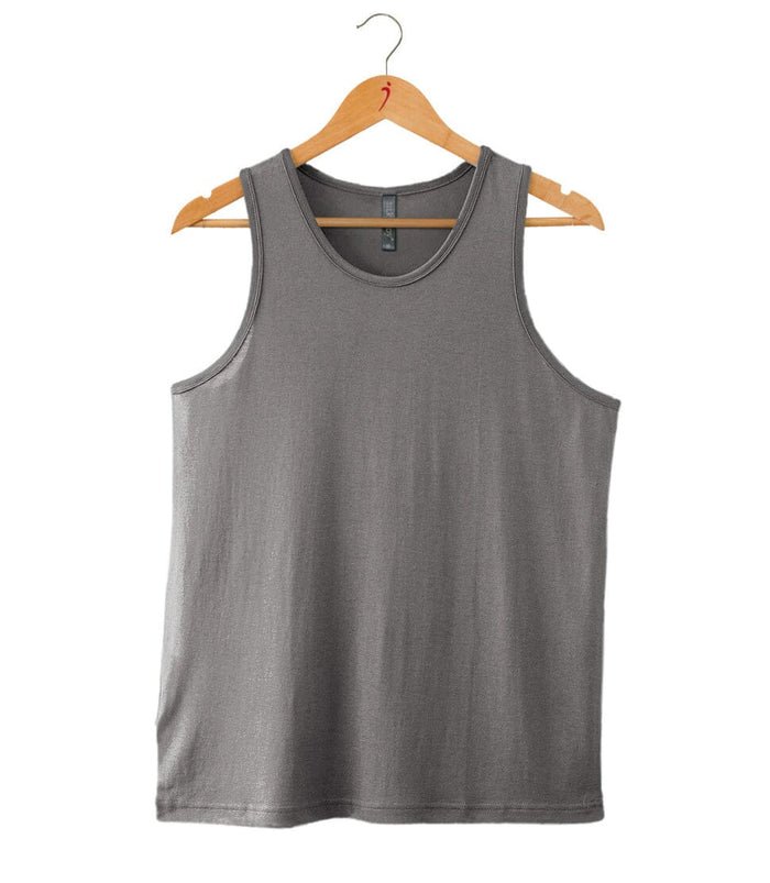 Men's Silkspun Sleeveless Crew in Perfect Grey
