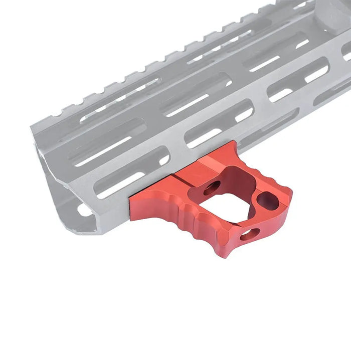 Metal CNC Håndstop, M-LOK/Keymod, Rød Metal Airsoft