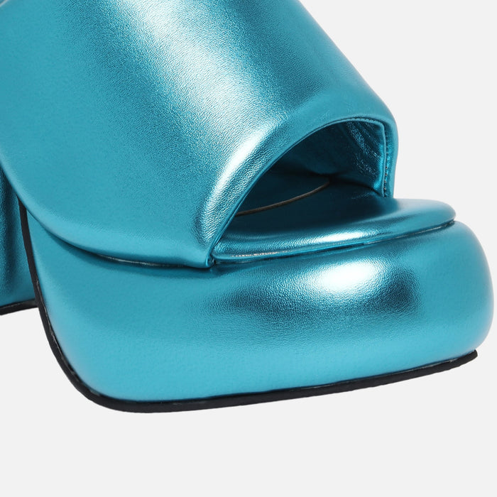 Metallic Chunks - Teal - The Quirky Naari