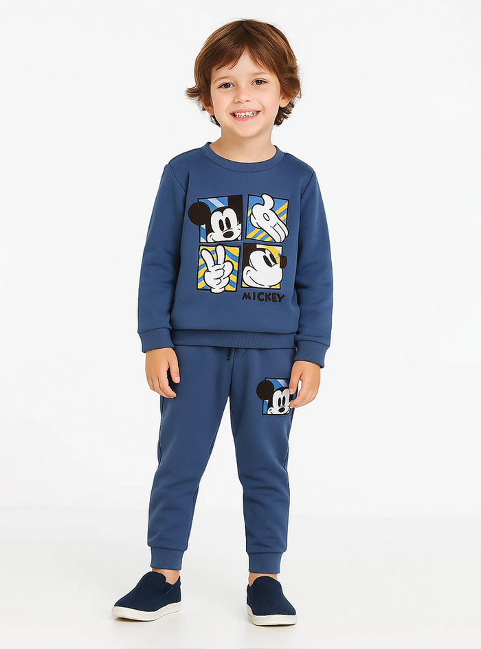 Mickey Mouse Cartoon Printed Tracksuit for Boys