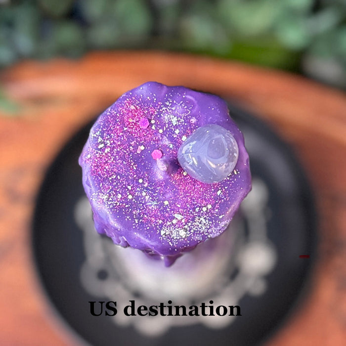 Mindful Meditation Tall Pillar Candle