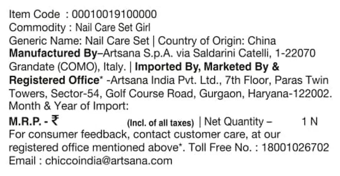 Nail Care Set Girl