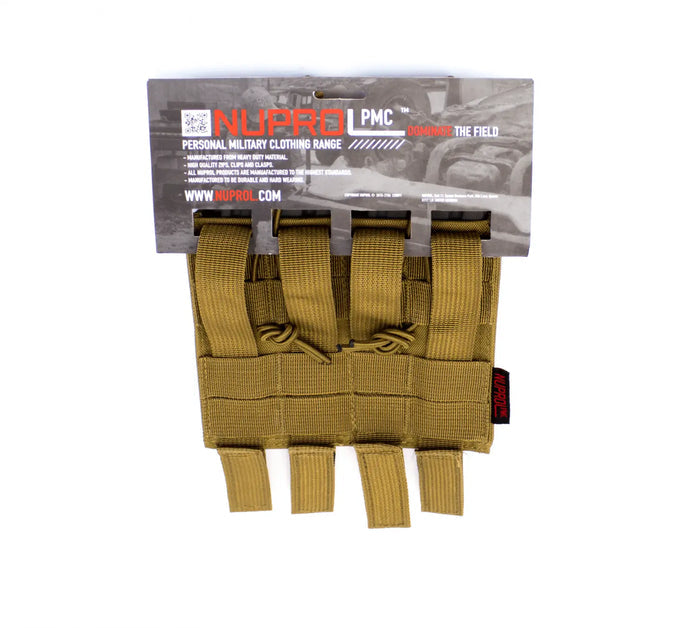 Nuprol PMC Dobbelt magasin lomme, M4, Tan Nuprol
