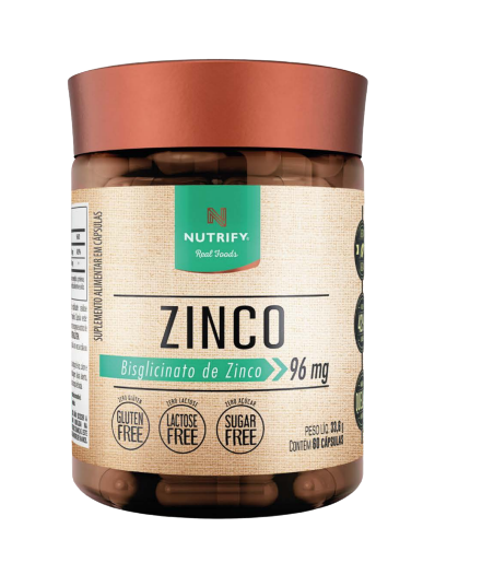 NUTRIFY | Zinco Quelado 30 mg (60 cápsulas)