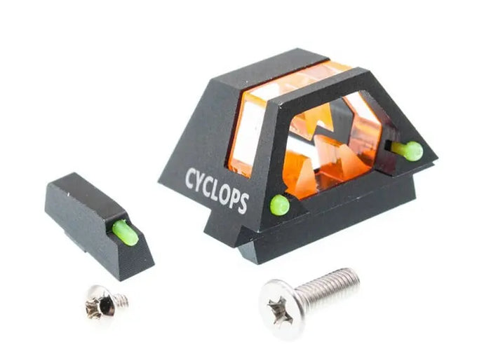 Poseidon Cyclops Universal Front- og Bagssigter til Glock