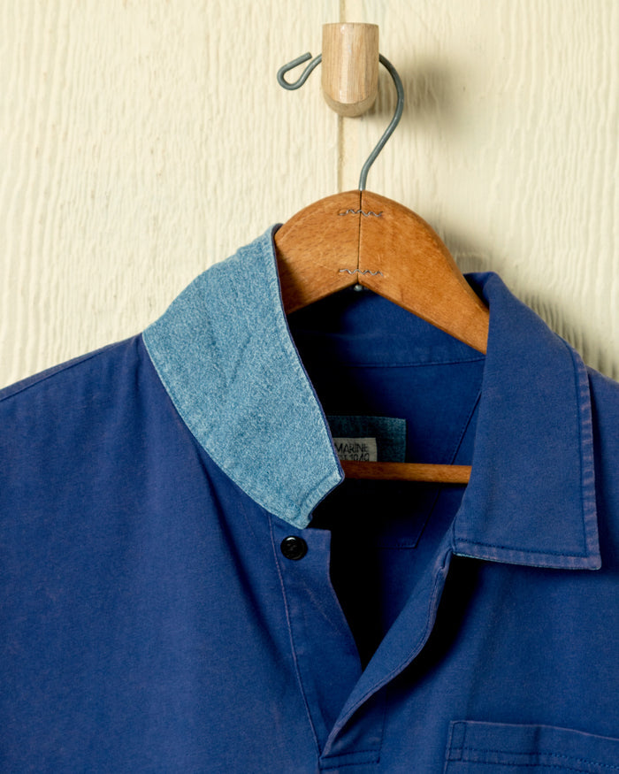 Salt Washed Polo in Navy