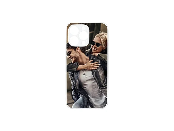 Sublimation Blanks iPhone 14 Pro Max Cover w/o insert (Rubber, Clear)