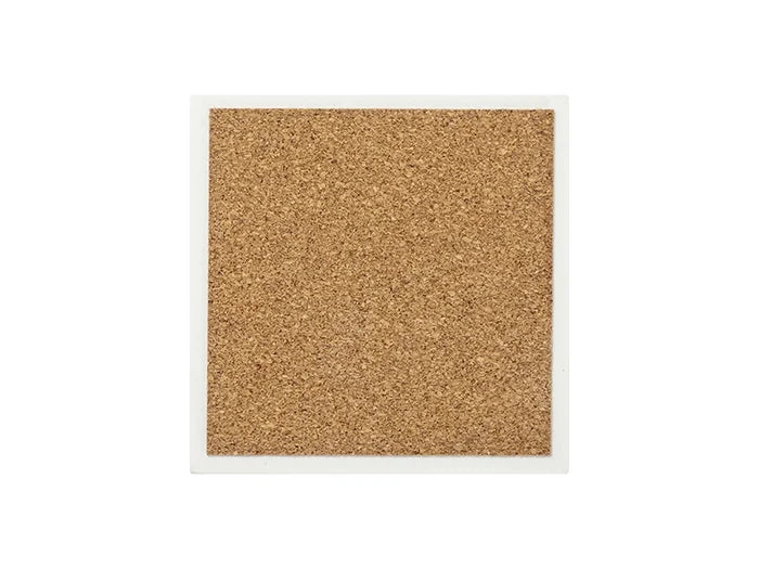 Sublimation Square Marble Coaster w/ Cork (10*10cm/ 3.94inchx3.94inch)