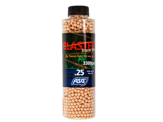 0.25g Tracer Kugler, Blaster, Rød, 3300 Stk