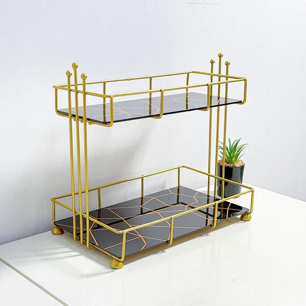 2-Tier Luxury Vanity Storage
