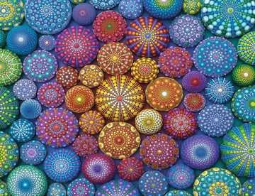 2000 pc Radiating Rainbow Mandalas Puzzle