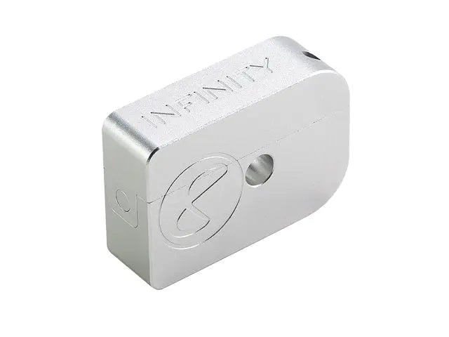 AIP CNC Infinity Puzzle Magasin base til Hi-capa, stor, sølv, fra siden