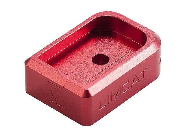 Rød AIP CNC Limcat Puzzle Hi-capa magasinbase.