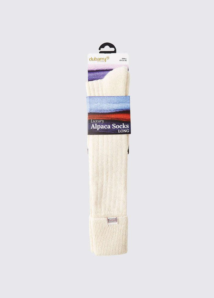 Alpaca Socks - Cream