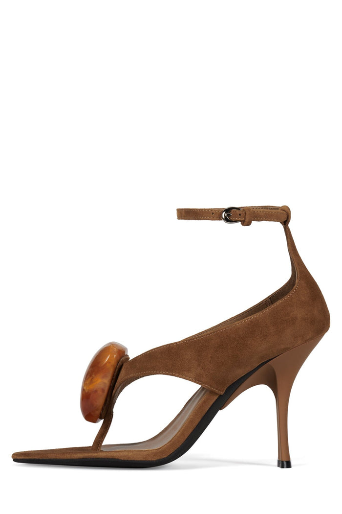AMELIANA Tan Suede Combo