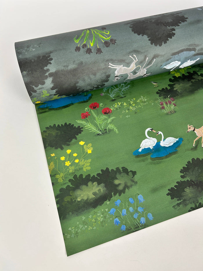 Art Angels | Bucolic Wrapping Paper | Polly Fern