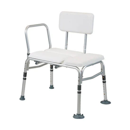 ASPIRE Bath Transfer Bench - Padded Seat & Back