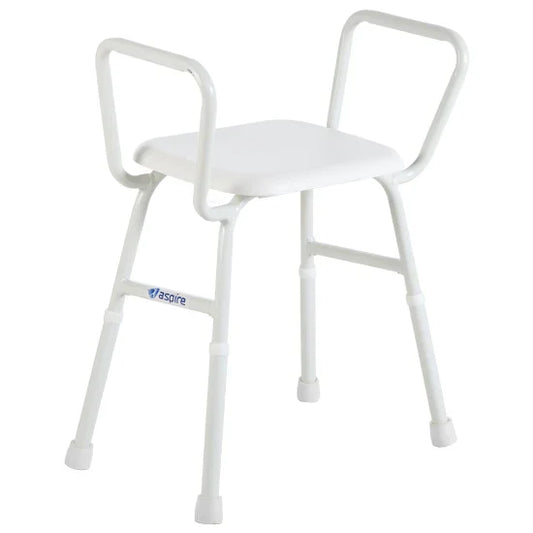 ASPIRE Shower Stool - With Padded Seat ( PS ) - Steel