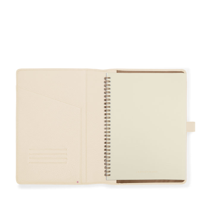B5 Composition Snap Spiral Journal Sand
