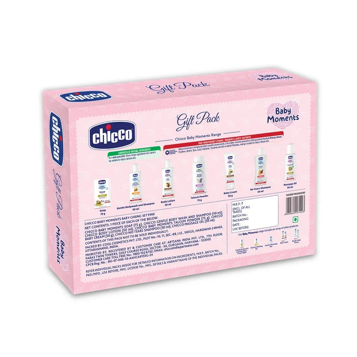 Baby Caring Gift Pack Set Pink