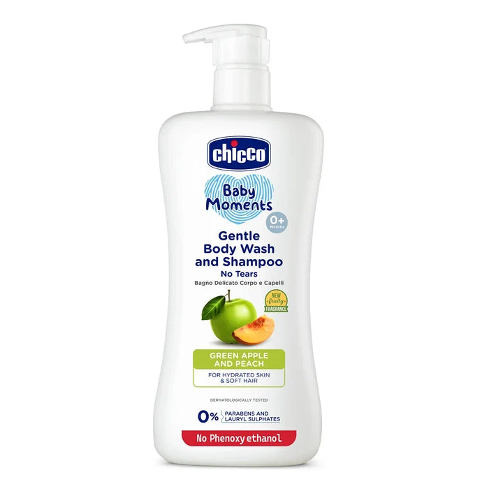 Baby Moments Gentle Bodywash & Shampoo Green Apple 500ml