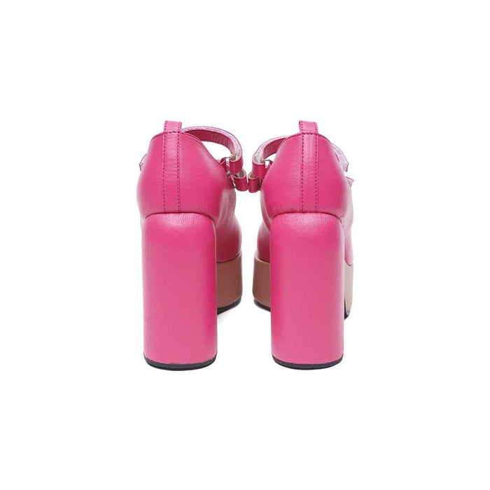 Barbie Pink Mary Jane Platforms - The Quirky Naari