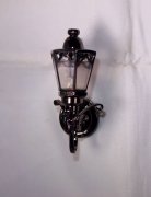 Battery Operated LED Shelter Island Coach Lamp - Soft White Bulb W9