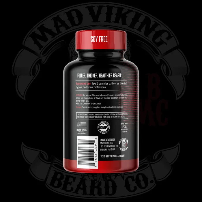 BEARD VITAMIN GUMMIES 3 PACK