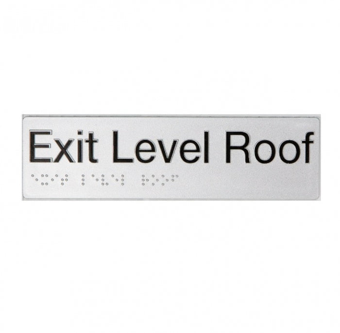 BEST BUY ELROOF Braille Exit Sign Roof Level