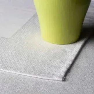 Birds Eye Table Linens with Frame Pattern - Rifz Textiles Inc