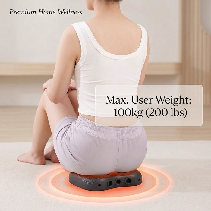 Black Bian Stone Moxa Seat – Warm Your Root, Glow From Within | Moxibustion Therapy for Women