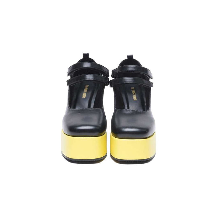 Black Mary Jane Platforms - The Quirky Naari