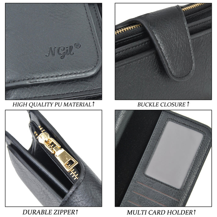 Black NGIL Trifold Wallet