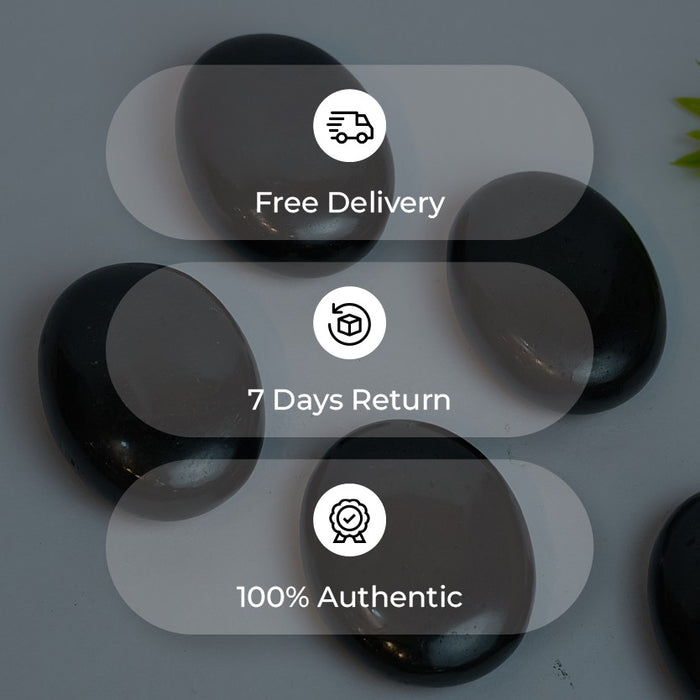 Black Obsidian Palm Stone