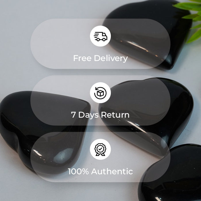 Black Tourmaline – Big Heart Stone