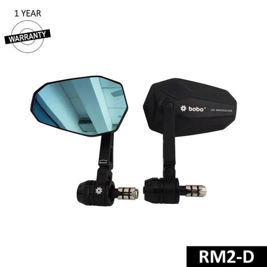 BOBO RM2-D Rearview Mirror
BOBO Anti-Fog and Anti-Glare Bar End Mirror