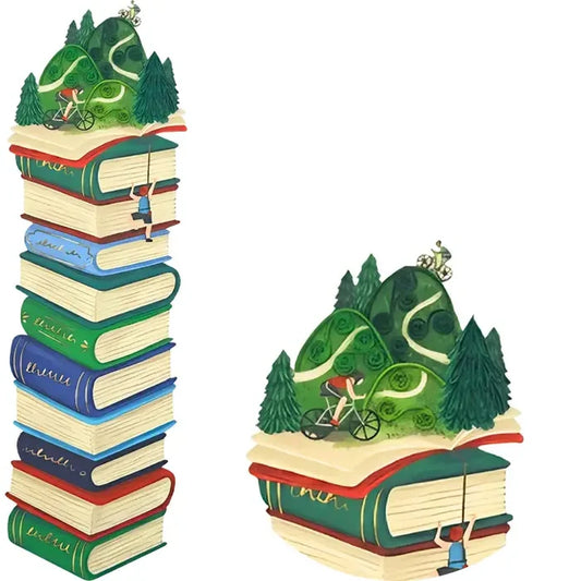 Book Mountain Origamo Bookmark